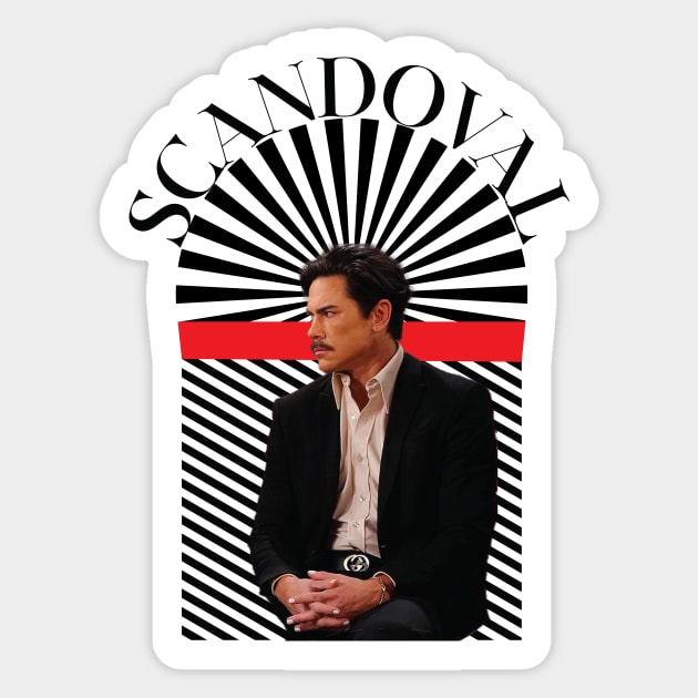 Scandoval - VANDERPUMP RULES Sticker by OKObjects